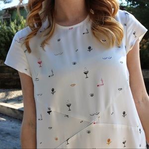 Loup party icons shift dress size M